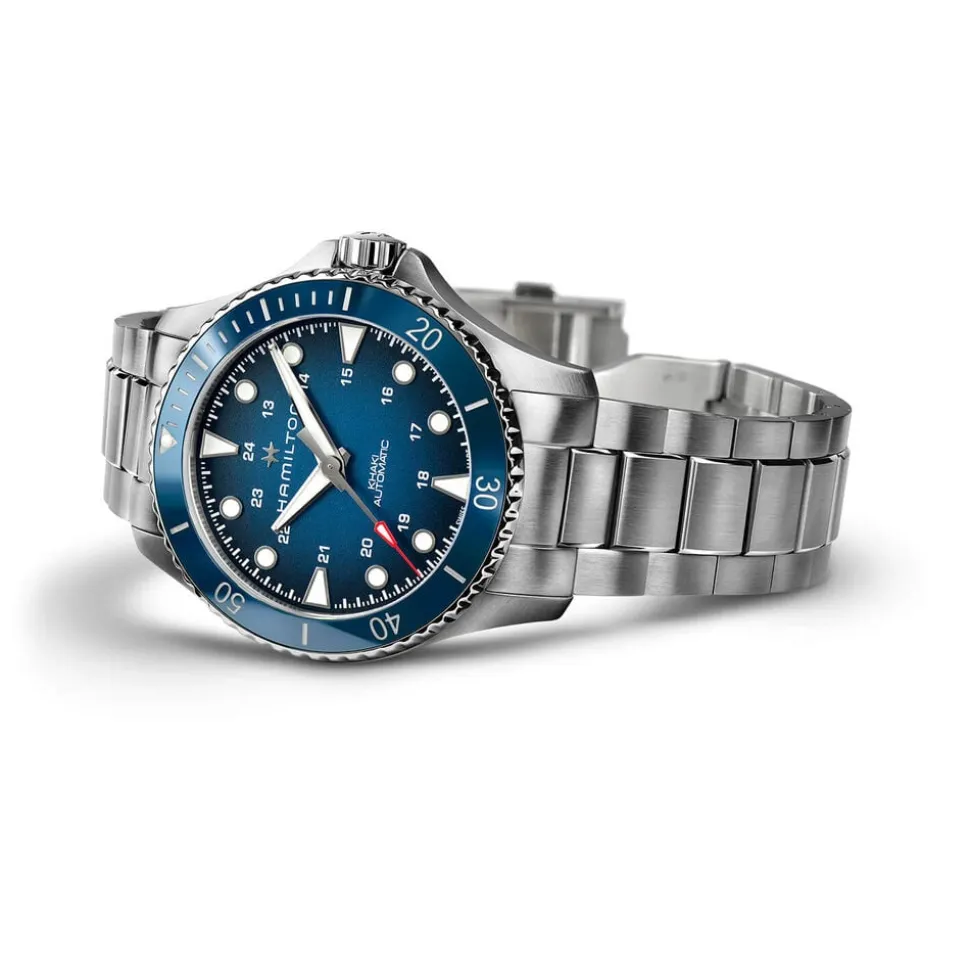 Hamilton Khaki Navy Scuba 43mm Blue Dial & Bezel Steel Case & Bracelet Watch