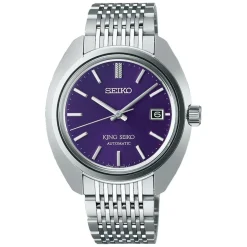 King Seiko ‘Edo Purple’ 6L 1969 Re-Interpretation 39.4mm Stainless Steel Bracelet Watch