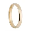 Ladies' 18ct gold 3mm classic court wedding band