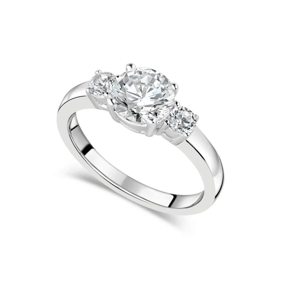 Ladies Sterling Silver Dress Ring