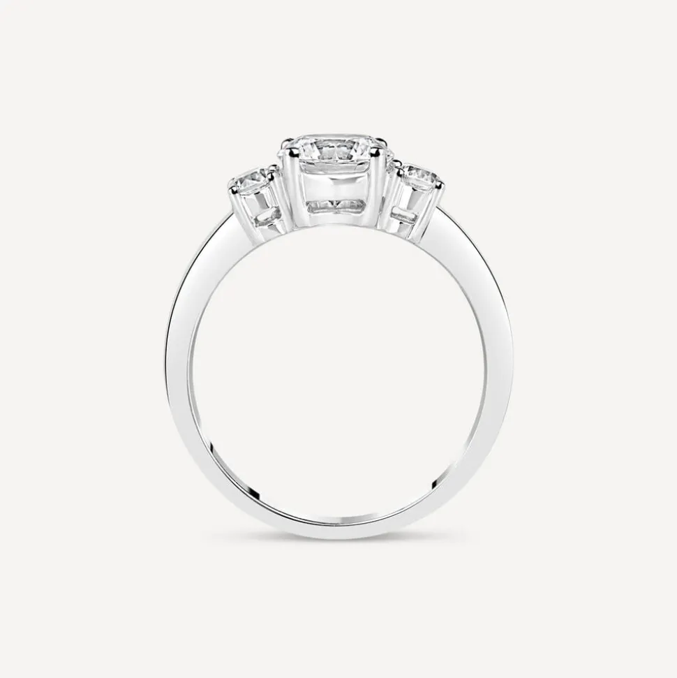Ladies Sterling Silver Dress Ring