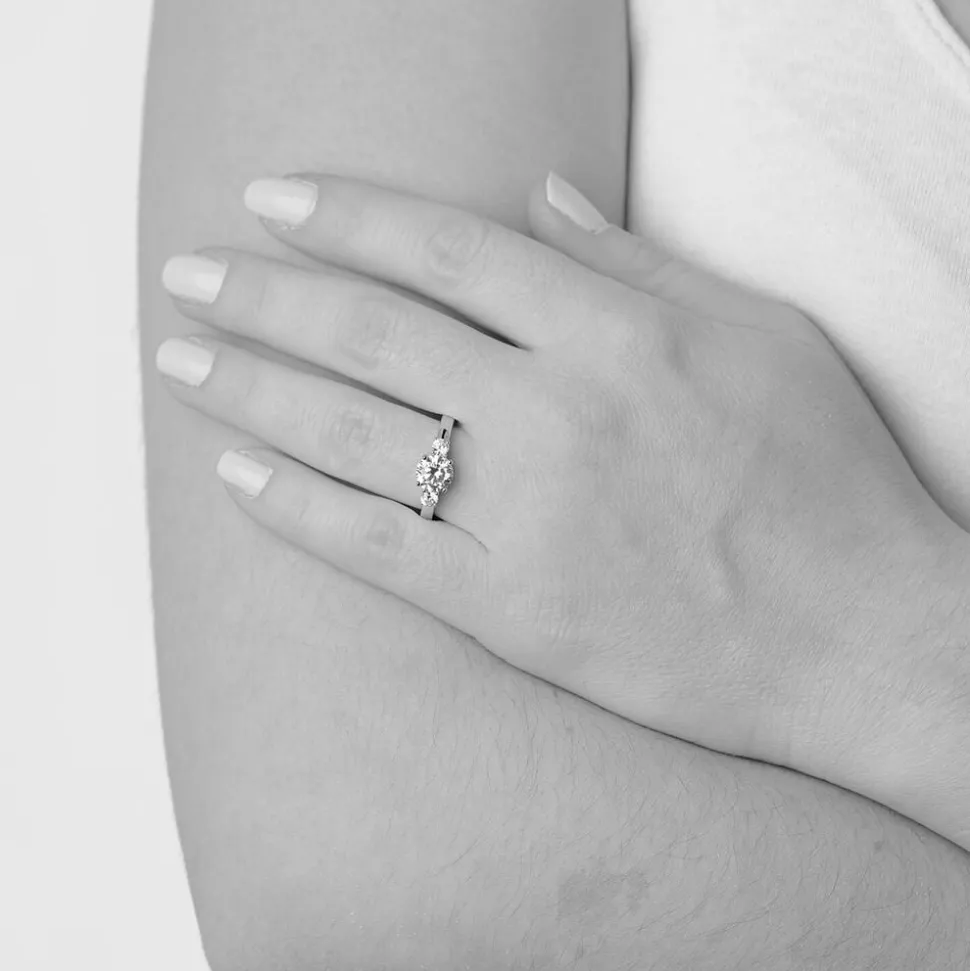 Ladies Sterling Silver Dress Ring