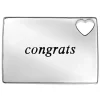 Lily and Lotty Congrats Love Letter Pendant