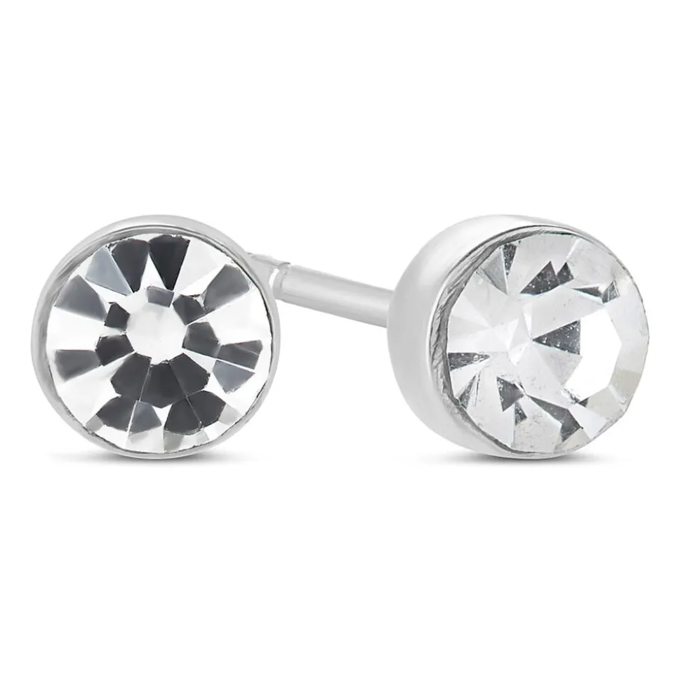 Little Treasure April Birthstone Children's Earrings