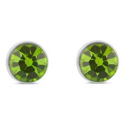 Little Treasure August Birthstone Children's Earrings