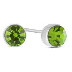 Little Treasure August Birthstone Children's Earrings