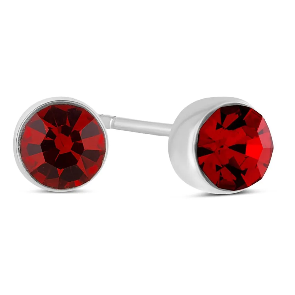 Little Treasure January Birthstone Children's Earrings