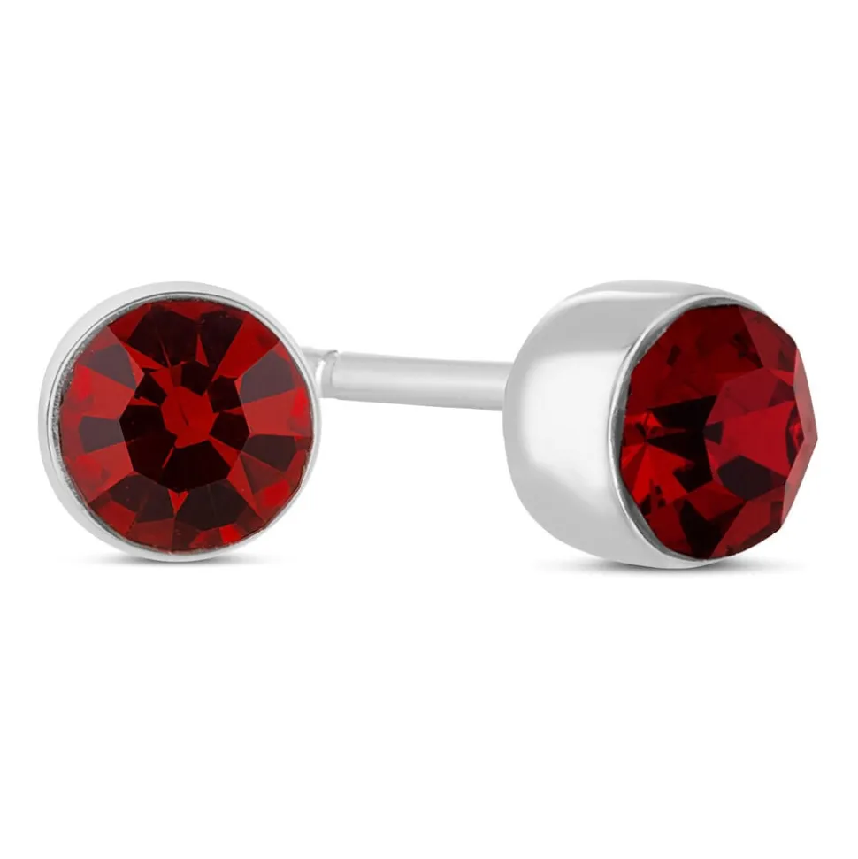 Little Treasure January Birthstone Children's Earrings