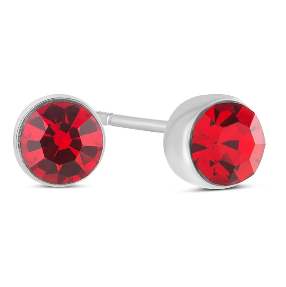 Little Treasure July Birthstone Children's Earrings