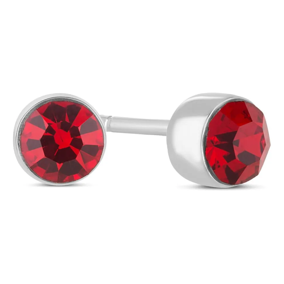 Little Treasure July Birthstone Children's Earrings
