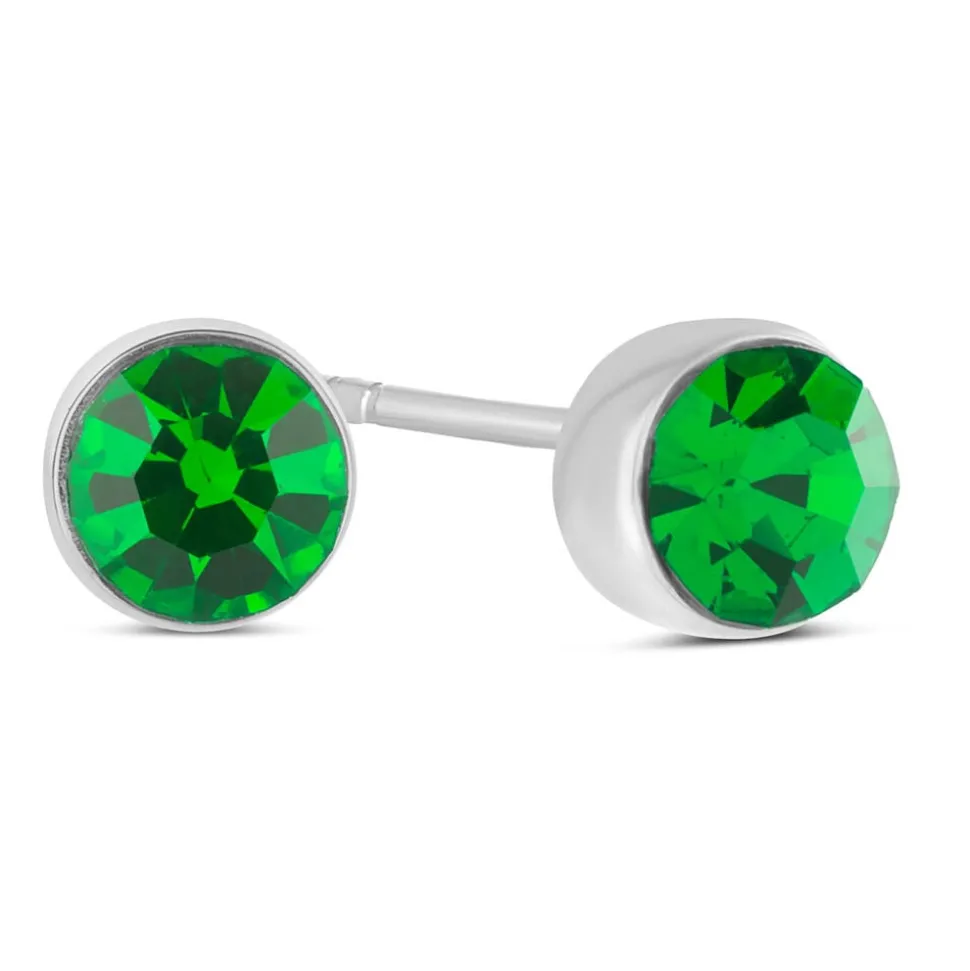 Little Treasure May Birthstone Children's Earrings