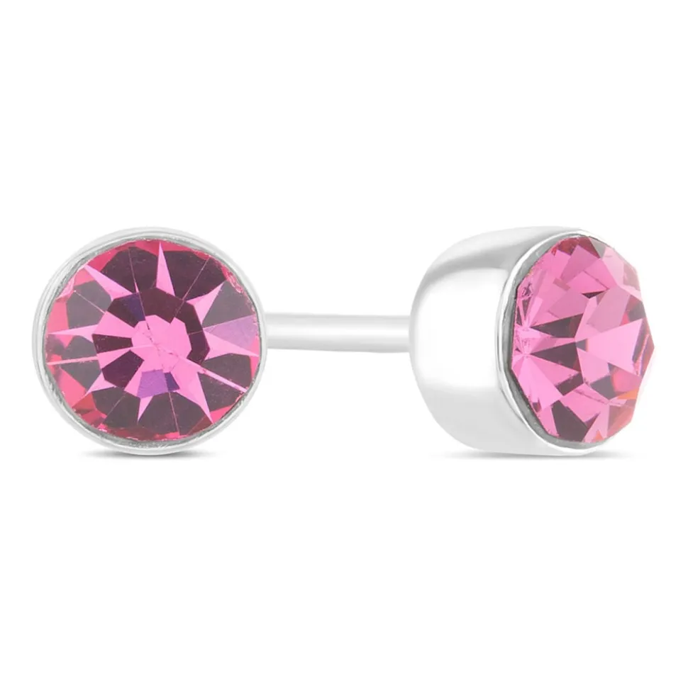 Little Treasure October Birthstone Children's Earrings