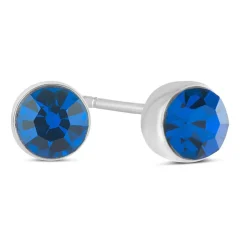 Little Treasure September Birthstone Children's Earrings