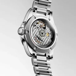 Longines Conquest 34mm Pearlised Dial Stainless Steel Case Bracelet Watch