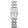 Longines DolceVita ladies' diamond dot mother of pearl dial stainless steel bracelet watch