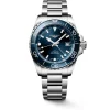 Longines Hydroconquest 41mm Sunray Blue Dial Steel Ceramic Case Watch