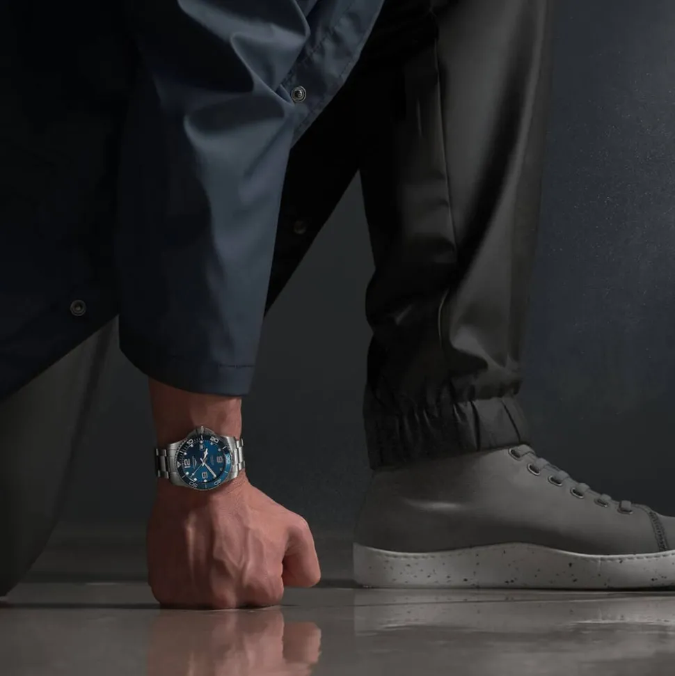 Longines HydroConquest 41mm Automatic Blue Dial Bracelet Watch