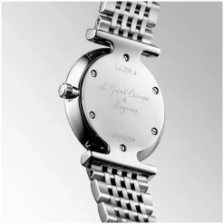 Longines La Grande Classique White Mother of Pearl Dial Diamond Dot Index Steel Bracelet Watch