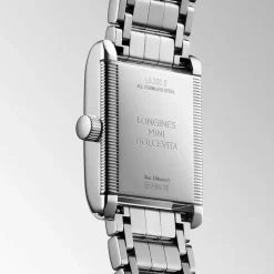 Longines MiniDolcevita 2023 29x21.5mm Silver "flinqu&eacute;" Cosmo Circle Dial Diamond Case Watch