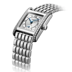 Longines MiniDolcevita 2023 29x21.5mm Silver "flinqu&eacute;" Cosmo Circle Dial Diamond Case Watch