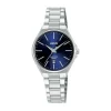 Lorus Quartz Ladies 28mm Blue Dial Steel Bracelet Watch
