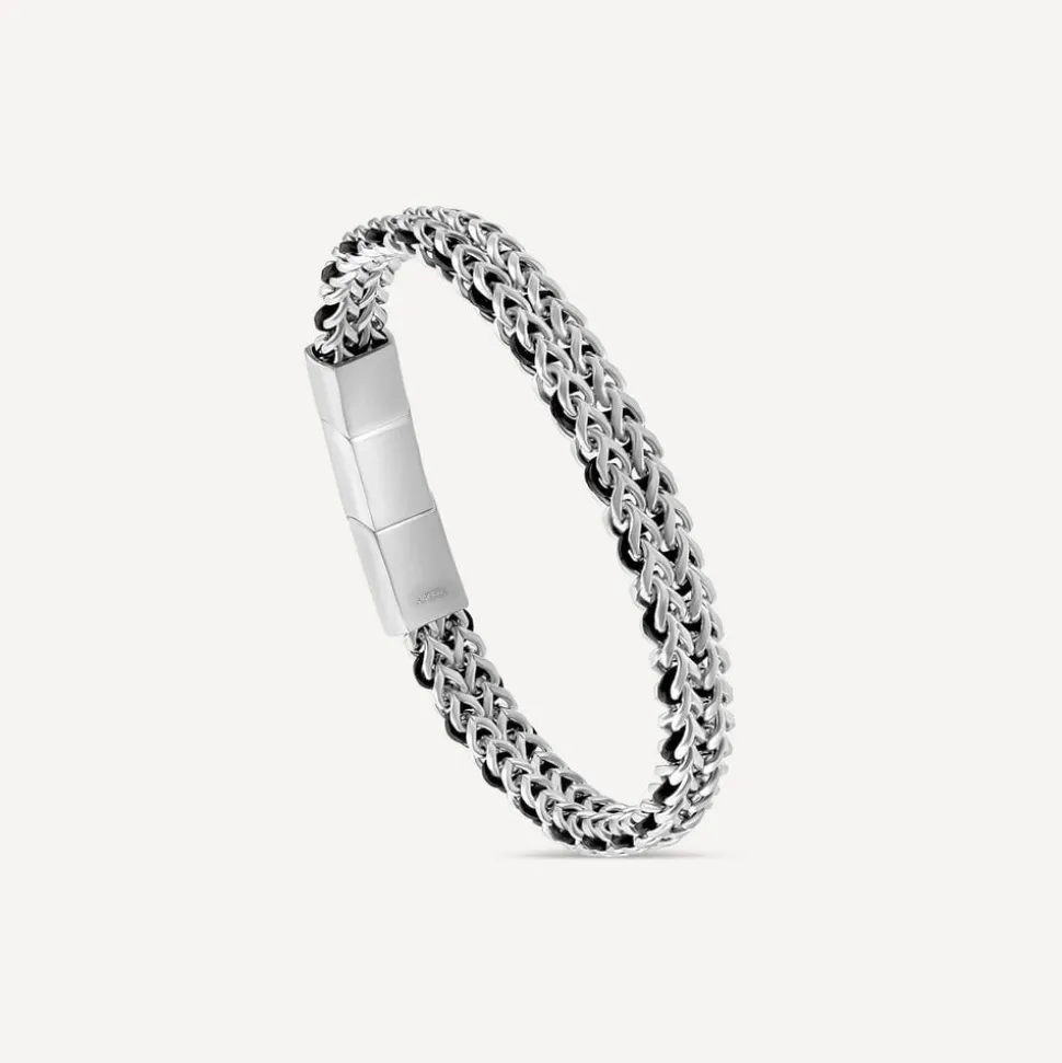 Men's Steel Chevron 8.5' Bracelet