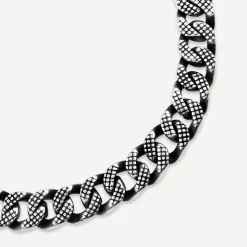 Men's Steel Curb 21.5cm Bracelet