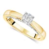 Northern Star 0.45ct Diamond 18ct Yellow Gold Four Claw Solitaire Ring