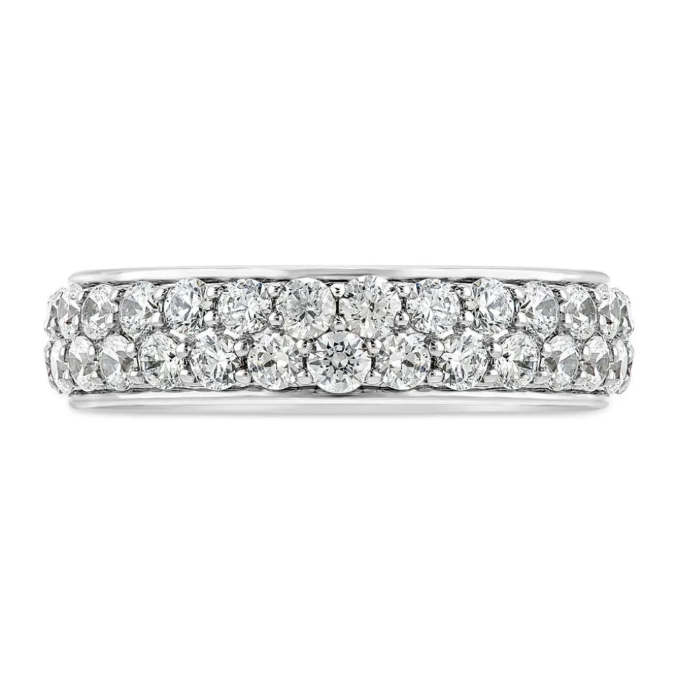 Northern Star 1.00ct Diamond Row 18ct White Gold Ring