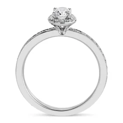 Northern Star 0.62ct Oval Diamond 18ct White Gold Ring
