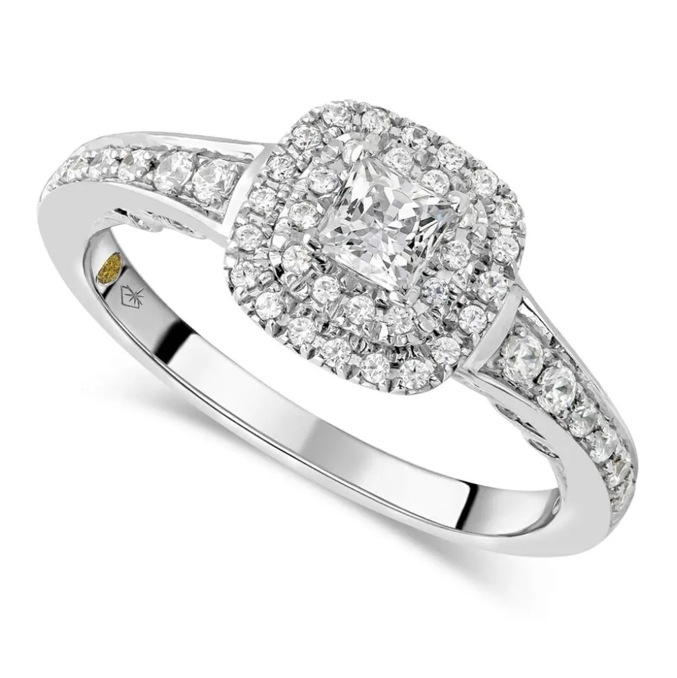 Northern Star 0.65ct Princess Diamond 18ct White Gold Ring