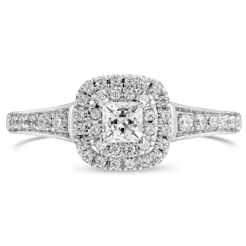 Northern Star 0.65ct Princess Diamond 18ct White Gold Ring
