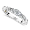 Northern Star 18ct White Gold 0.50ct Diamond Gradual Five Stone Ring