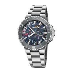 Oris Aquis Date Upcycle 41.5mm Multi Colour Dial Stainless Steel Bracelet Watch
