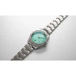 Oris Divers Sixty-Five &lsquo;Cotton Candy&rsquo; 38mm Green Dial Steel Bracelet Watch