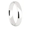 Platinum 4mm classic court wedding ring