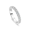 Platinum 3mm 0.75ct Diamond Split Claw Wedding Ring
