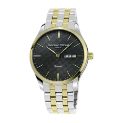 Pre-Owned Frederique Constant Classics 40mm Black Dial Two Tone Steel Bracelet Watch