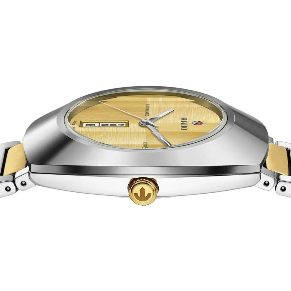 Rado DiaStar Original Automatic 38mm Yellow Gold Dial Two-Toned Steel Bracelet Watch