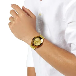 Rado DiaStar Original Automatic 38mm Yellow Gold Dial PVD Stainless Steel Bracelet Watch