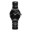 Rado True ladies' diamond-set ceramic bracelet watch