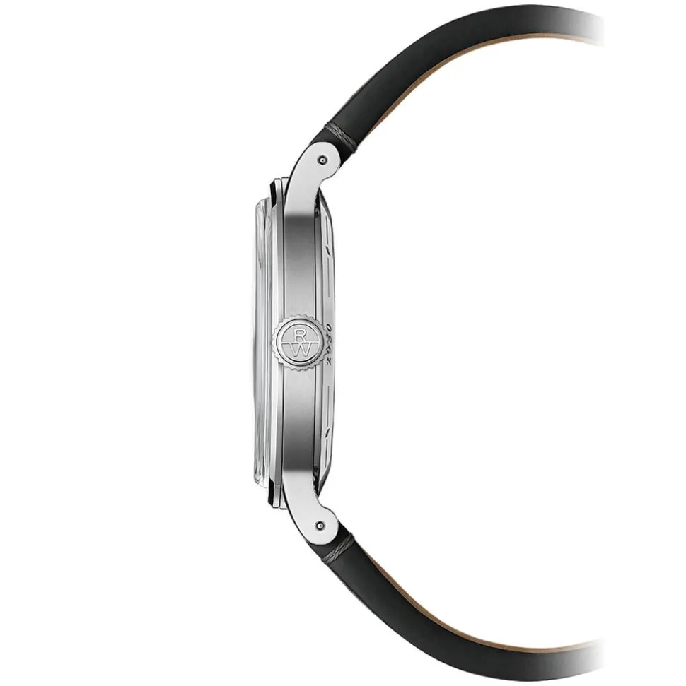 Raymond Weil Millesime 39.5mm Anthracite Dial Leather Strap Watch