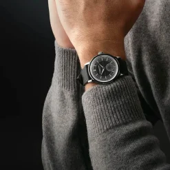 Raymond Weil Millesime 39.5mm Anthracite Dial Leather Strap Watch