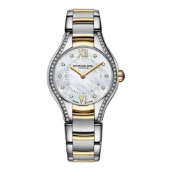 Raymond Weil Noemia ladies' diamond-set mother of pearl dial two-tone bracelet watch