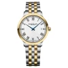 Raymond Weil Toccata 39.5mm White Dial Two Tone Steel Bracelet Watch
