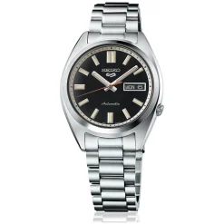 Seiko 5 Sports SNXS ‘Deep black wash’ Classic Sports 37.4mm Black Dial Steel Bracelet Watch