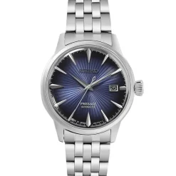 Seiko Presage Basic Line Collection 40.5mm Blue Dial Steel Mens Watch