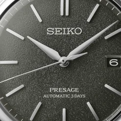Seiko Presage Classic Series 'Sensaicha' 40mm Green Dial Steel Bracelet Watch