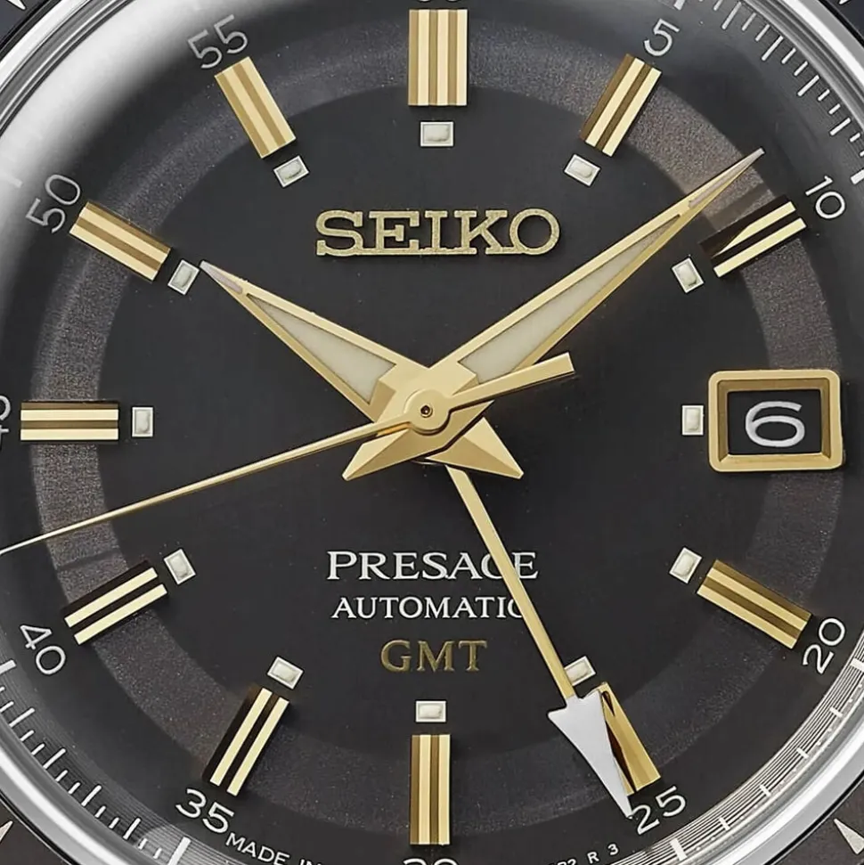 Seiko Presage Style 60's 40.8mm Brown Dial & Leather Strap Watch