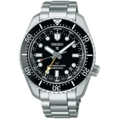 Seiko Prospex 1969 Diver’s Modern Re-Interpretation GMT 42mm Black Dial Watch